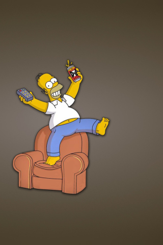 Das Homer Simpson Wallpaper 320x480