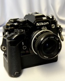Das Nikon FA Single lens Reflex Camera Wallpaper 128x160