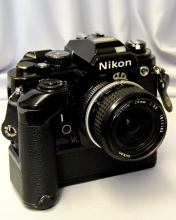Обои Nikon FA Single lens Reflex Camera 176x220