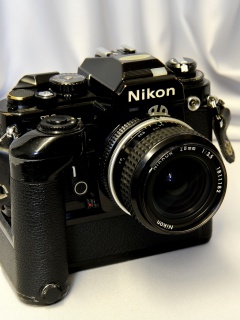 Nikon FA Single lens Reflex Camera wallpaper 240x320