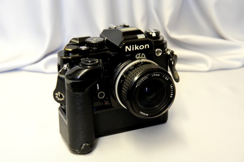 Nikon FA Single lens Reflex Camera wallpaper 480x320
