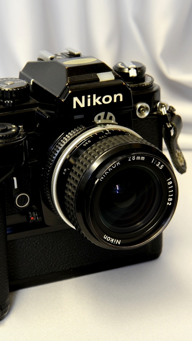 Nikon FA Single lens Reflex Camera wallpaper 640x1136
