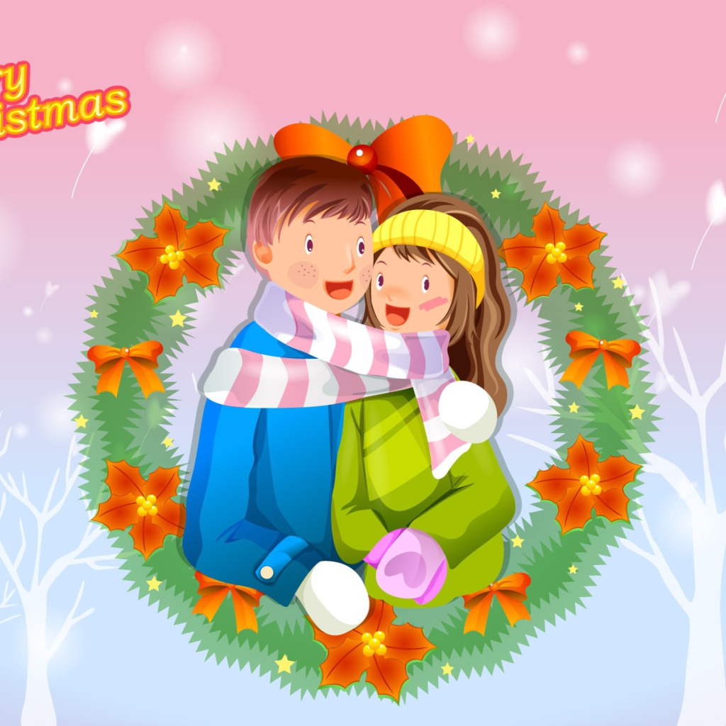 Screenshot №1 pro téma Christmas Couple 1024x1024