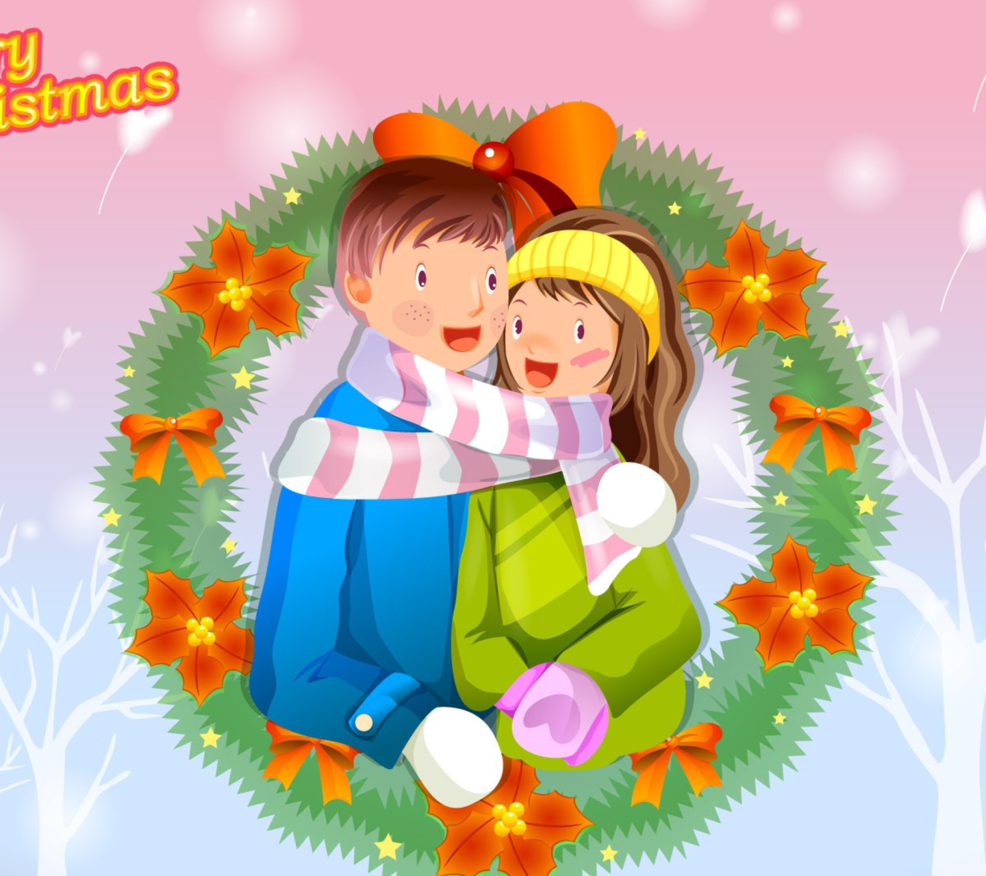 Sfondi Christmas Couple 1440x1280