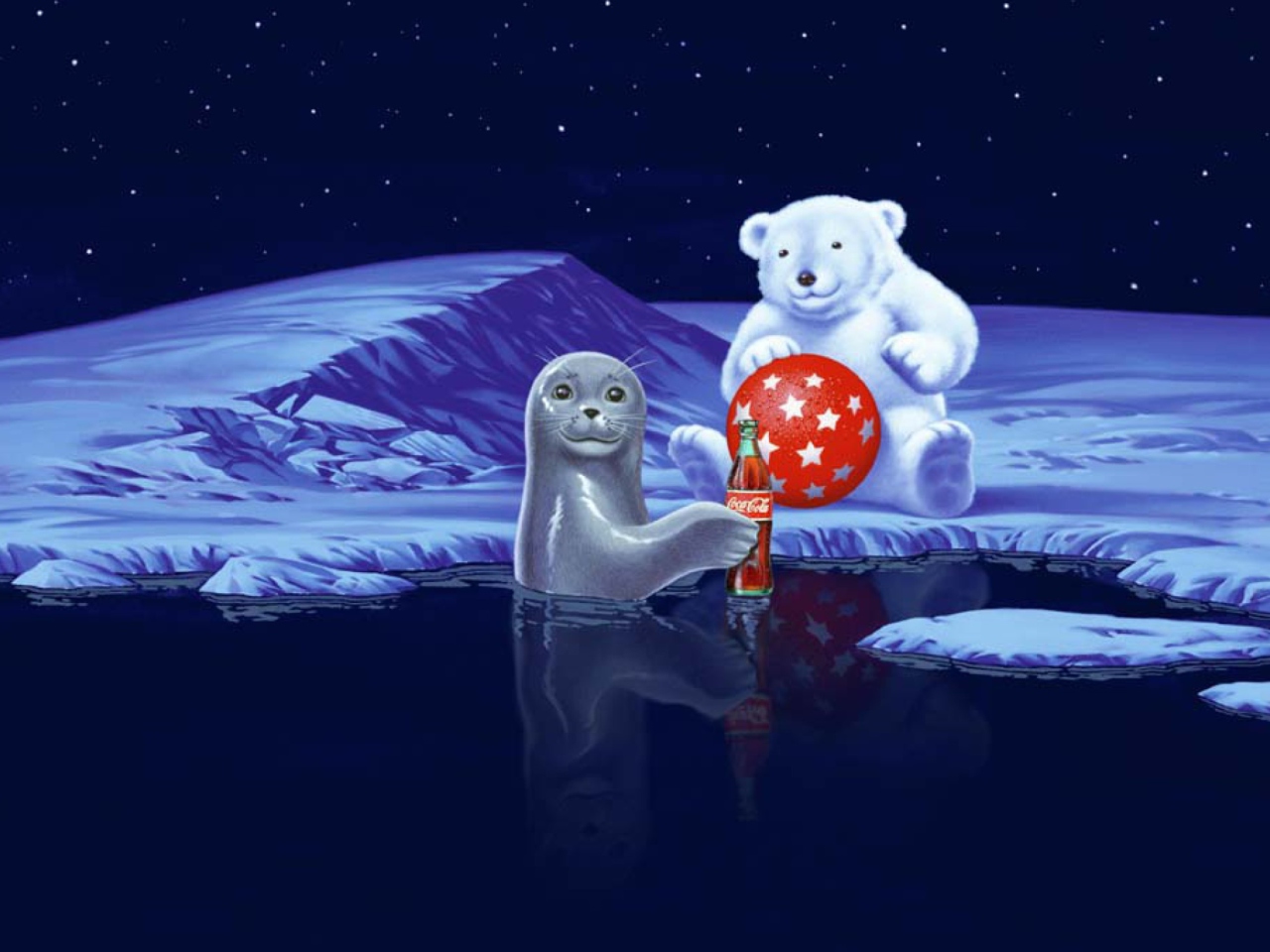 Seal Bear And Cola screenshot #1 1280x960