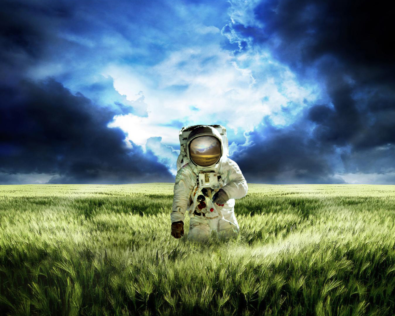 Astronaut On New Planet screenshot #1 1280x1024