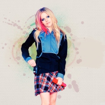 Обои Avril Lavigne 208x208