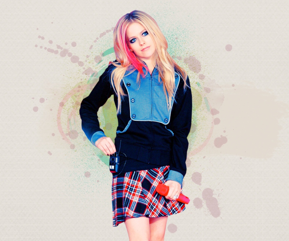 Fondo de pantalla Avril Lavigne 960x800