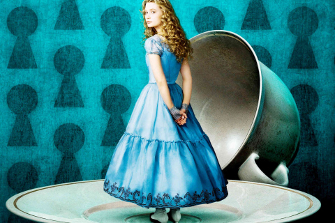 Screenshot №1 pro téma Alice In Wonderland 480x320