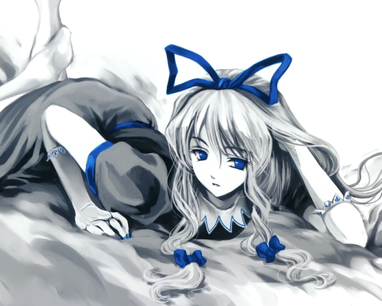 Das Anime Sleeping Girl Wallpaper 1600x1280