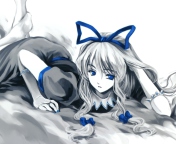 Anime Sleeping Girl wallpaper 176x144