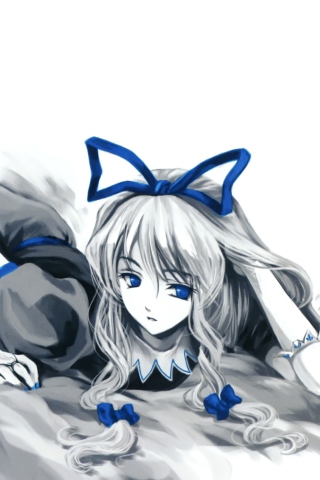 Sfondi Anime Sleeping Girl 320x480