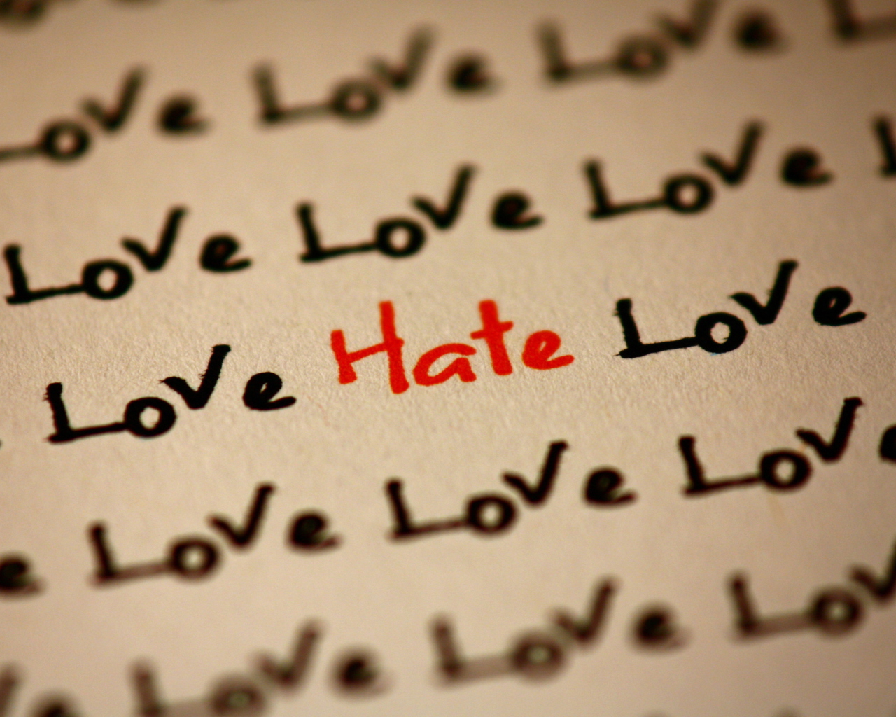 Love And Hate wallpaper 1280x1024