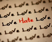 Love And Hate wallpaper 176x144