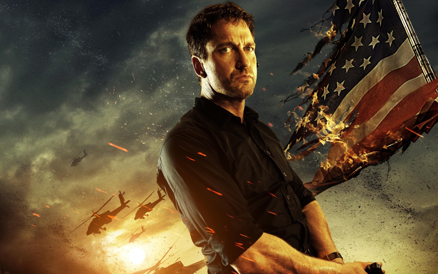 Screenshot №1 pro téma Gerard Butler In Olympus Has Fallen 1440x900