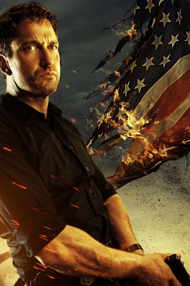 Das Gerard Butler In Olympus Has Fallen Wallpaper 640x960