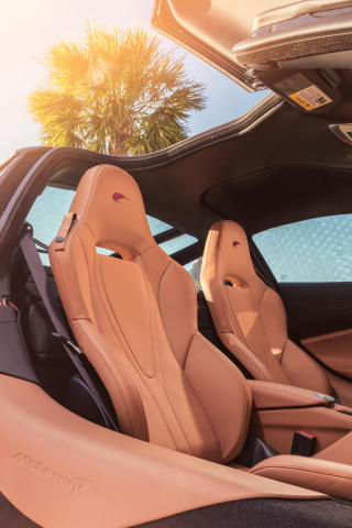 Fondo de pantalla Mclaren MSO 720S Coupe Interior 320x480