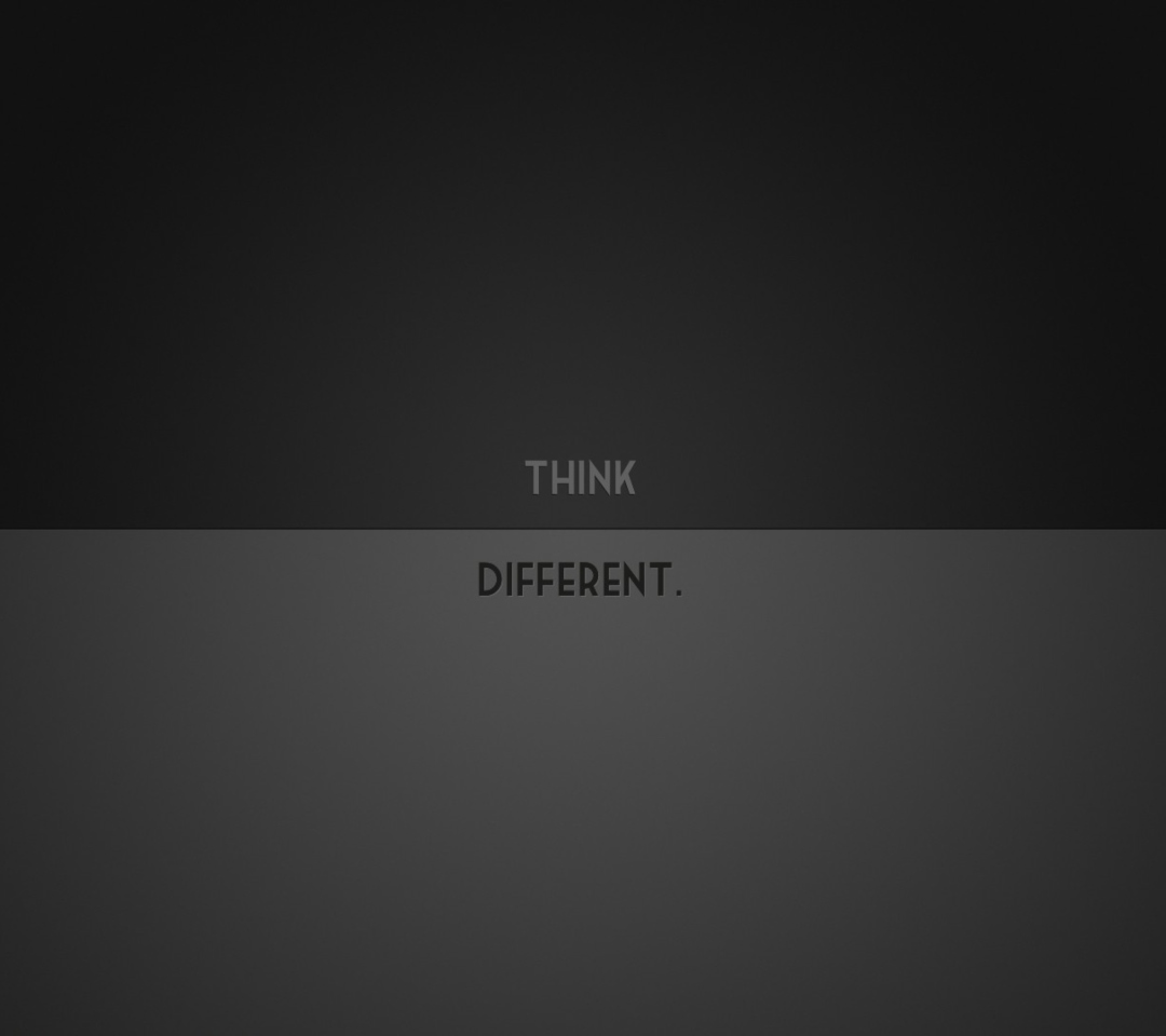 Think Different wallpaper 1080x960
