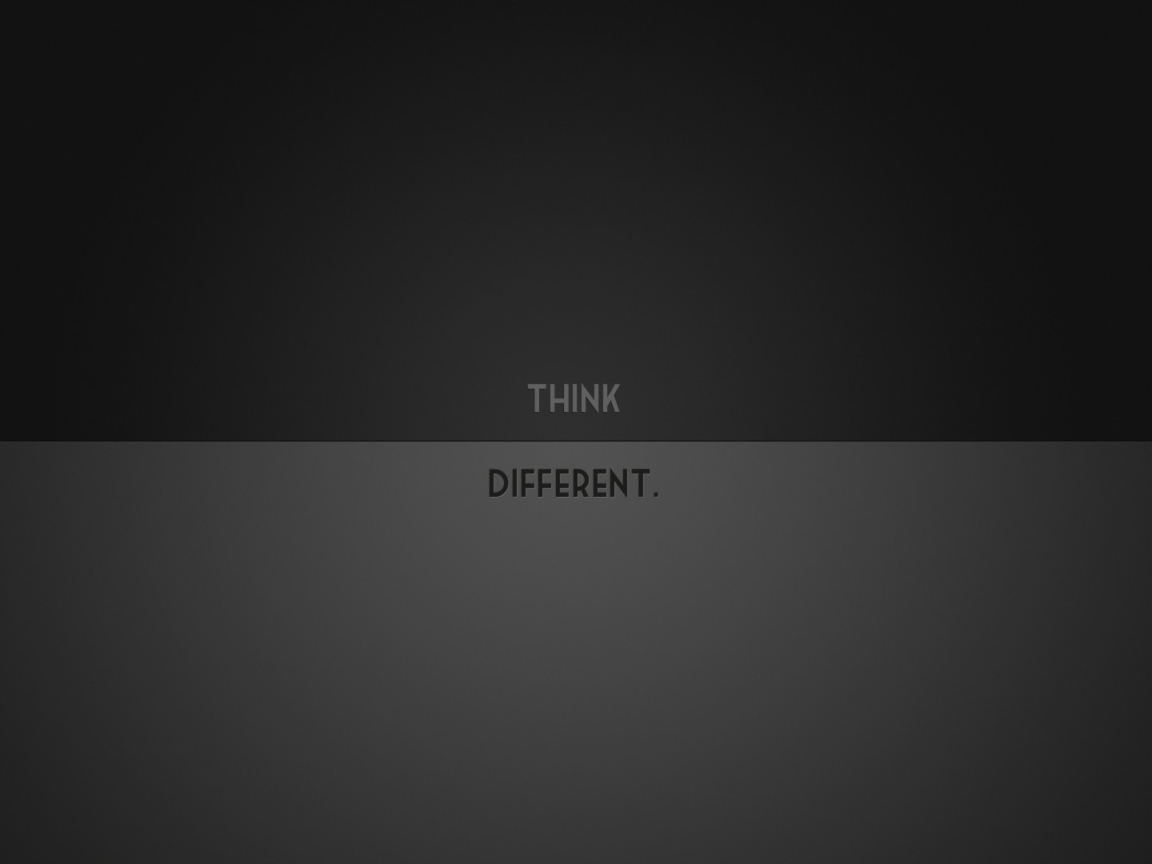 Sfondi Think Different 1152x864