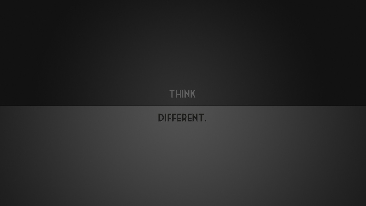 Screenshot №1 pro téma Think Different 1280x720