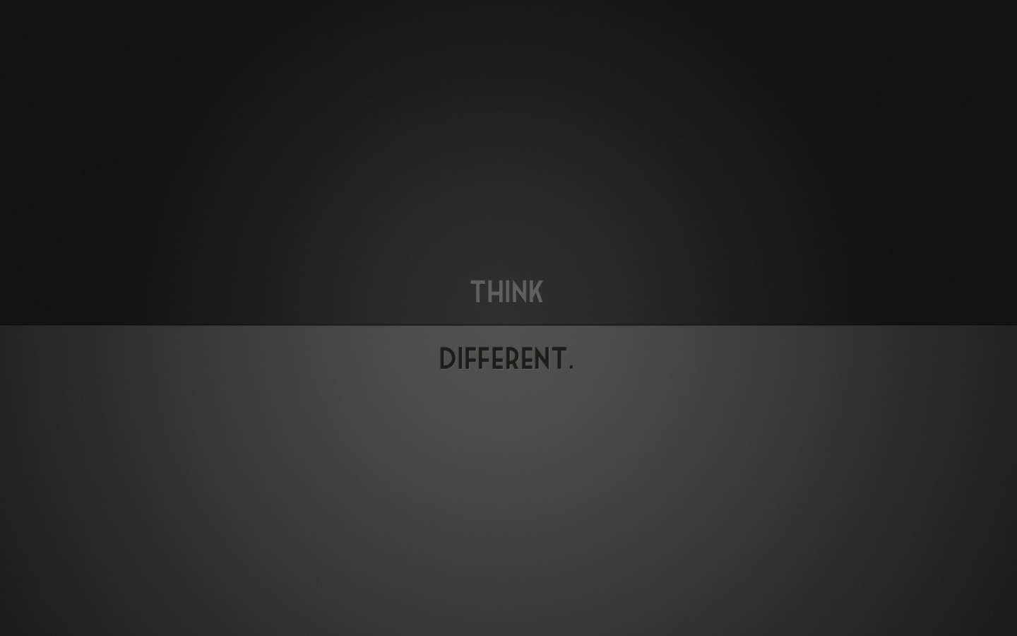 Das Think Different Wallpaper 1440x900
