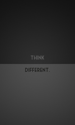 Think Different wallpaper 240x400