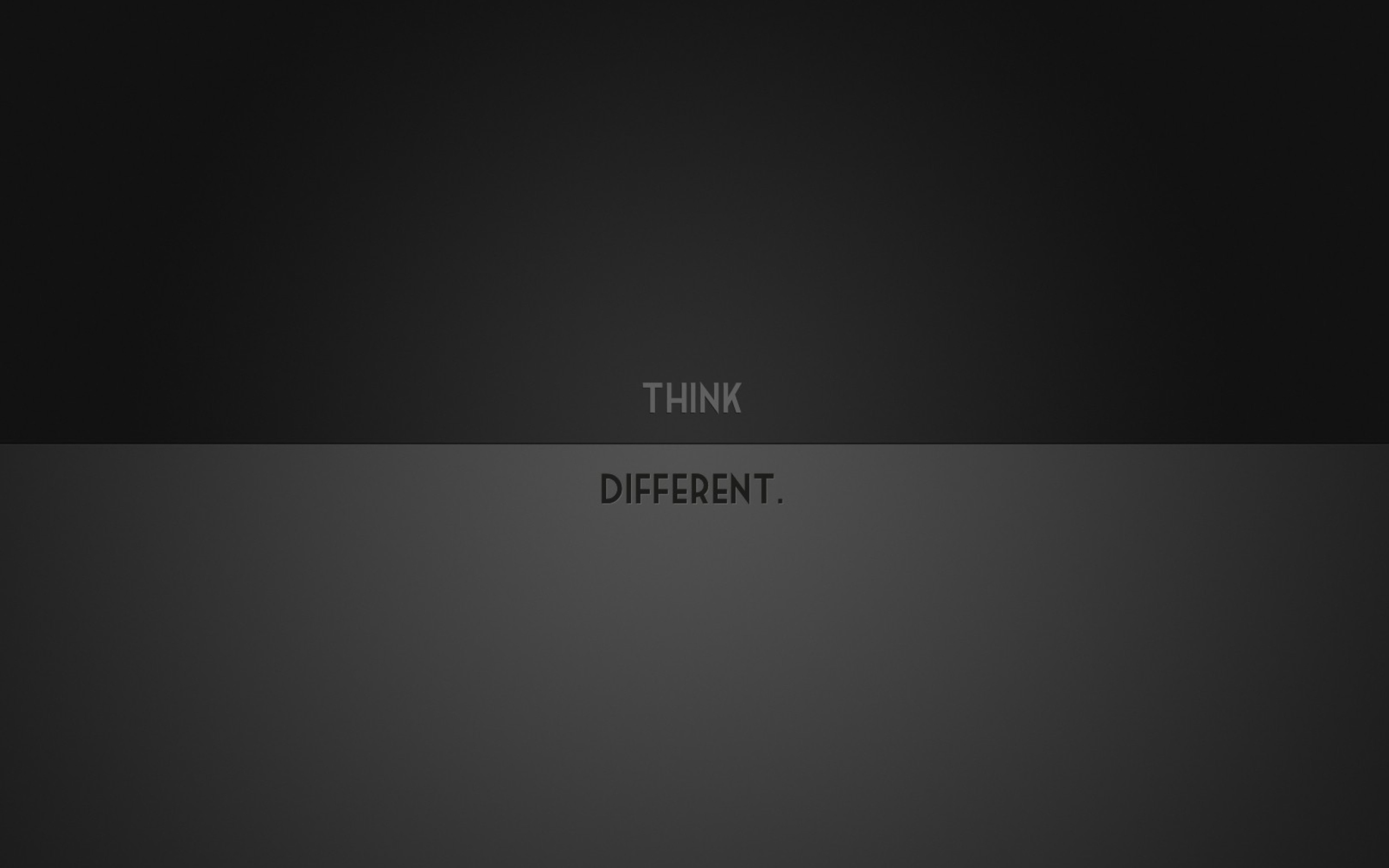 Fondo de pantalla Think Different 2560x1600