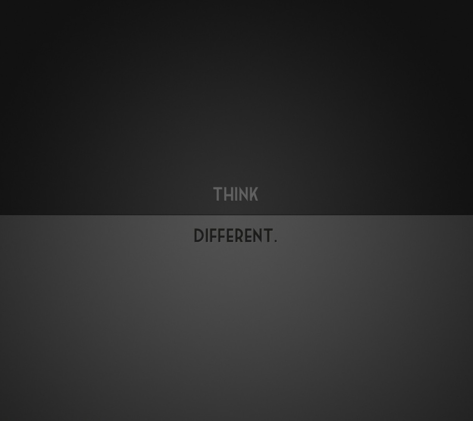 Think Different wallpaper 960x854