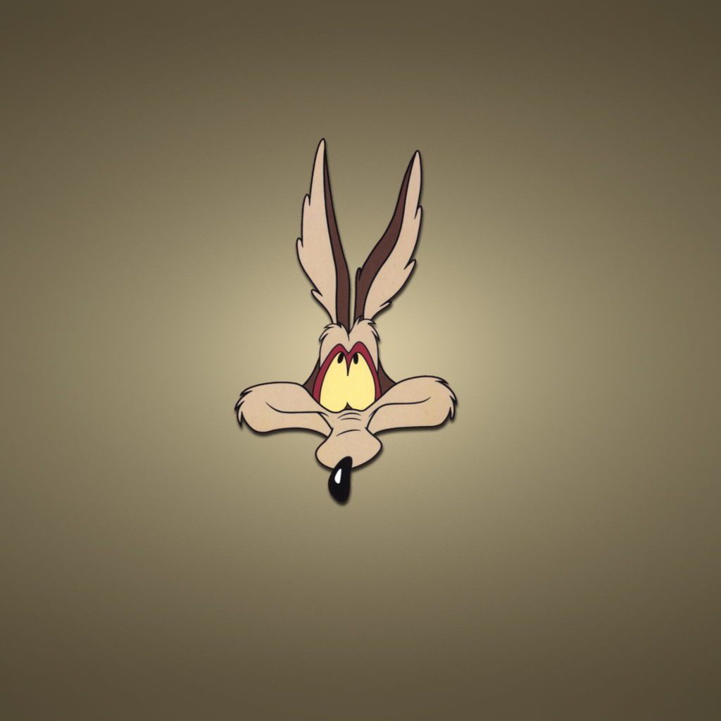 Das Looney Tunes Wile E. Coyote Wallpaper 1024x1024