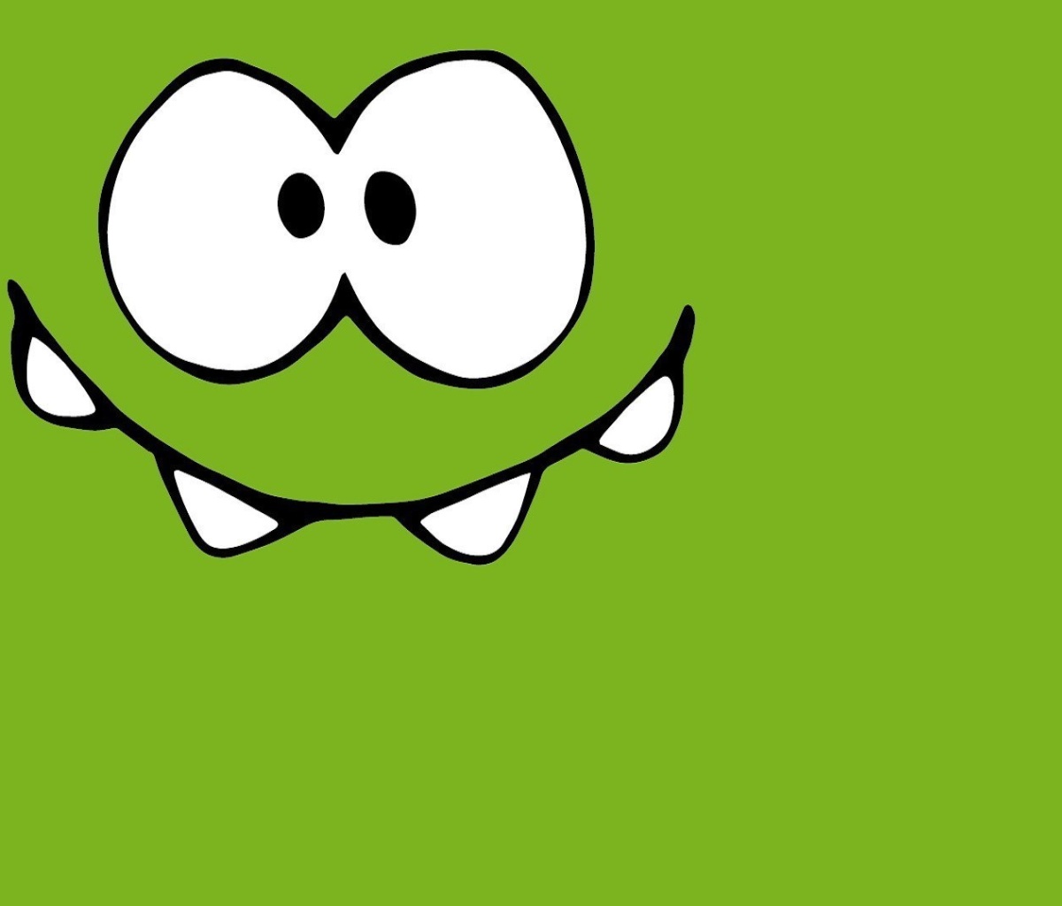 Om Nom from game Cut the Rope wallpaper 1200x1024