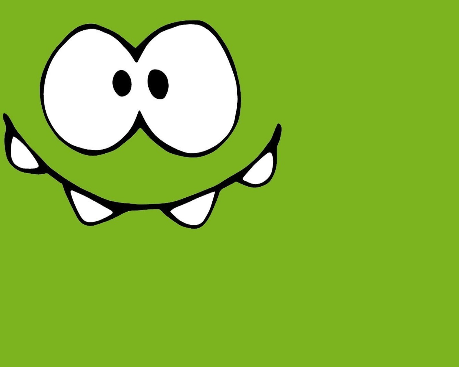 Fondo de pantalla Om Nom from game Cut the Rope 1600x1280