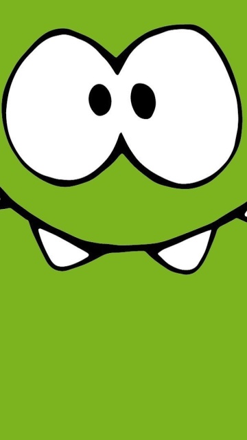 Das Om Nom from game Cut the Rope Wallpaper 360x640