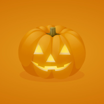 Das Halloween Pumpkin Wallpaper 208x208