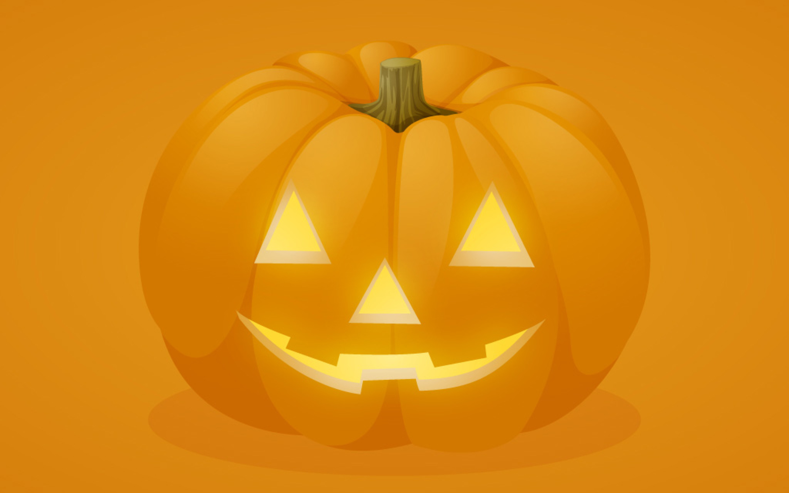 Das Halloween Pumpkin Wallpaper 2560x1600