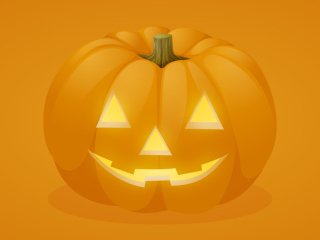 Das Halloween Pumpkin Wallpaper 320x240