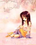 Sakura Girl screenshot #1 128x160