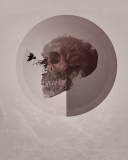Das Skull Wallpaper 128x160
