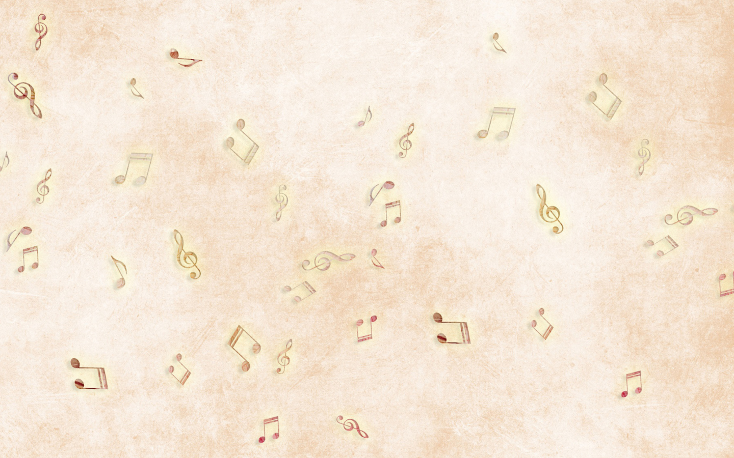 Das Music Notes Wallpaper 1440x900
