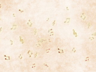 Das Music Notes Wallpaper 320x240
