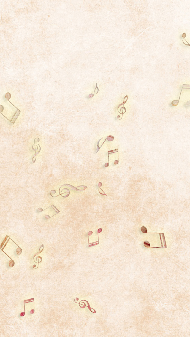 Music Notes wallpaper 640x1136