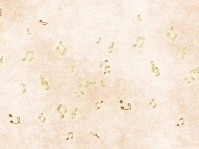 Das Music Notes Wallpaper 640x480