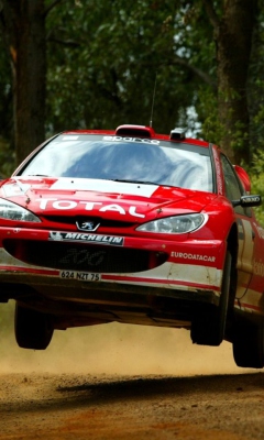 Auto Racing WRC Peugeot screenshot #1 240x400