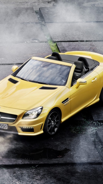 Fondo de pantalla Mercedes-Benz Convertible 360x640