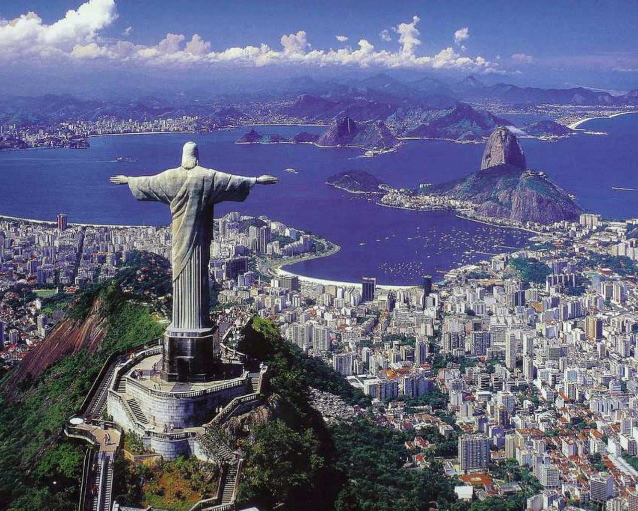 Das Rio De Janeiro Sightseeing Wallpaper 1280x1024