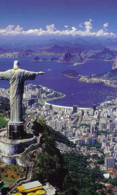 Das Rio De Janeiro Sightseeing Wallpaper 240x400