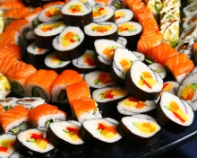 Fondo de pantalla Japanese Sushi Rolls 220x176