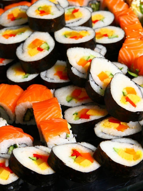Japanese Sushi Rolls screenshot #1 480x640