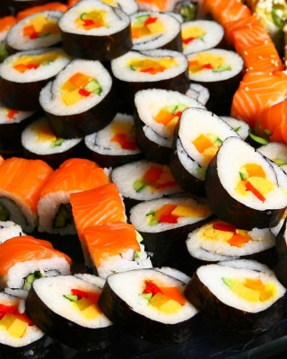 Japanese Sushi Rolls - Obrázkek zdarma pro Samsung Corby TV