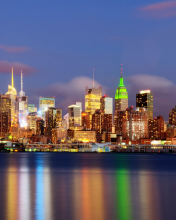 Screenshot №1 pro téma New York Night Scene 176x220