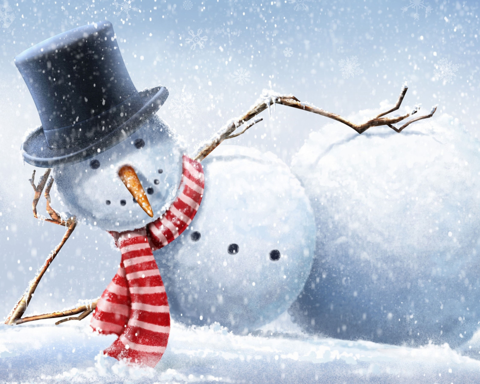 Screenshot №1 pro téma Cool Snowman 1600x1280